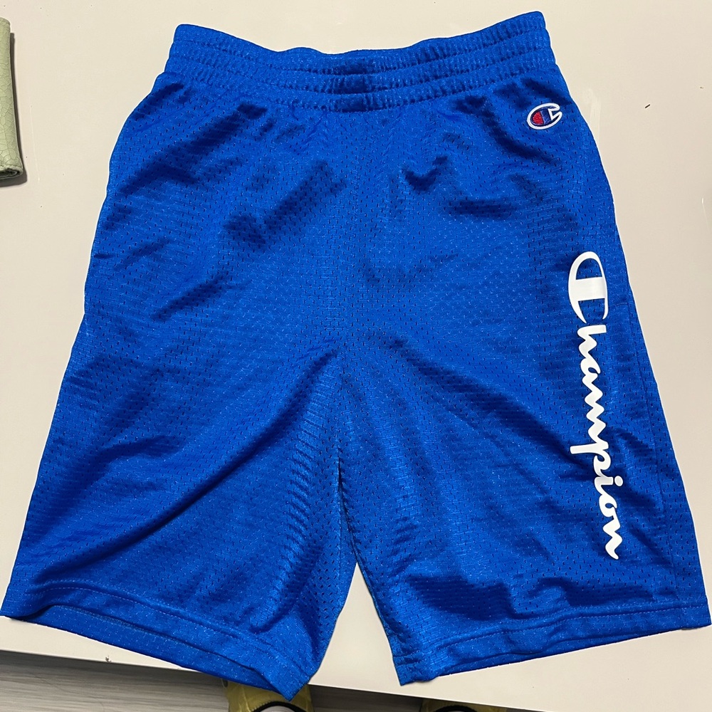Champion Blue Athletic Shorts for Active Wear